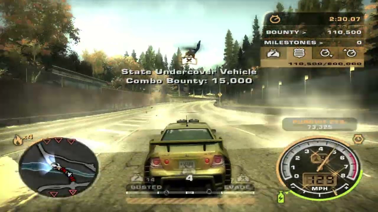 Need for Speed Most Wanted 2005: Blacklist #3 Showdown Gets Wild