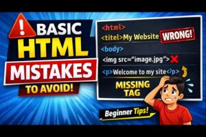 Common HTML Mistakes Beginners Make and How to Fix Them