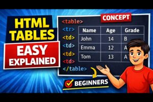 HTML Table Overview & Concept | Complete Guide for Beginners