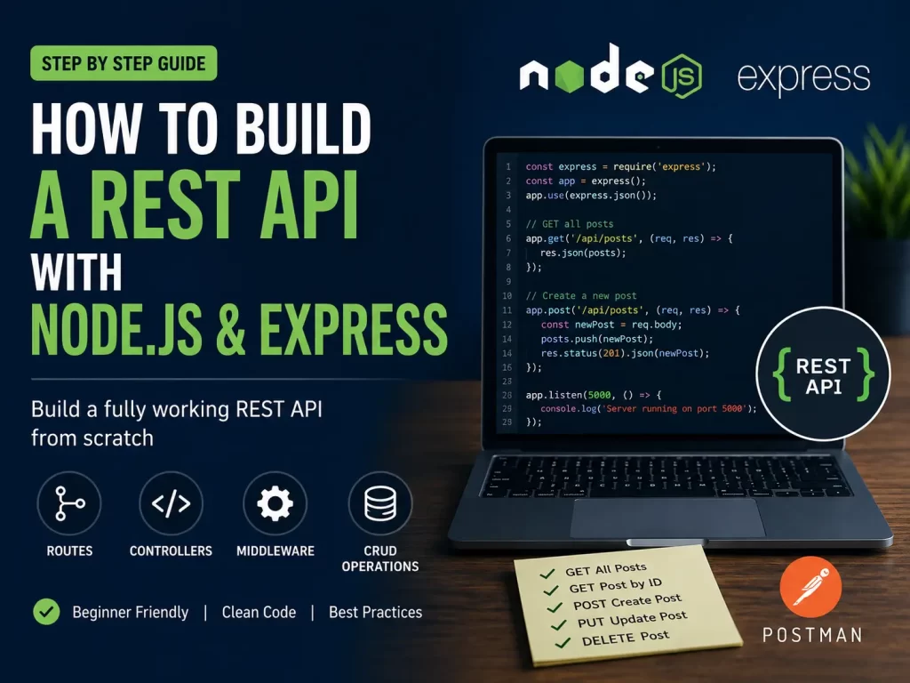 How to Build a REST API with Node.js and Express – Step by Step Guide